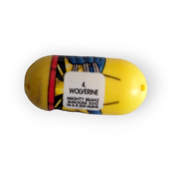 Wolverine #4 Marvel Mighty Beanz, 2010, Out Of Print, Very Rare, OOP - Picture 2 of 2